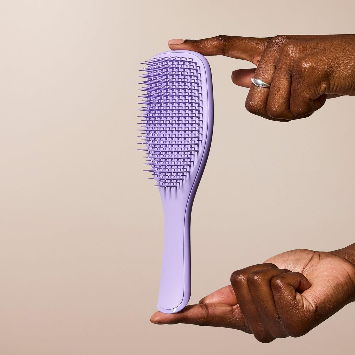 Tangle Teezer Ultimate Detangler Brush - Reduces Frizz & Breakage for 3C to 4C Curly Hair | Purple Passion
