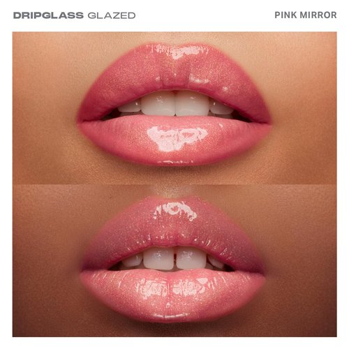 MORPHE Dripglass High Shine Lip Gloss | Semi-Sheer & Full Coverage Lip Color - Pink Mirror (0.13 Fl Oz)