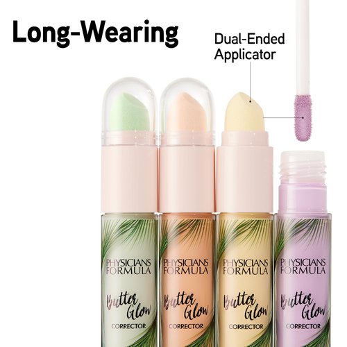 Physicians Formula Butter Glow Corrector - Neutralizes Redness & Conceals Blemishes | Green, Moisture-Boosting Formula
