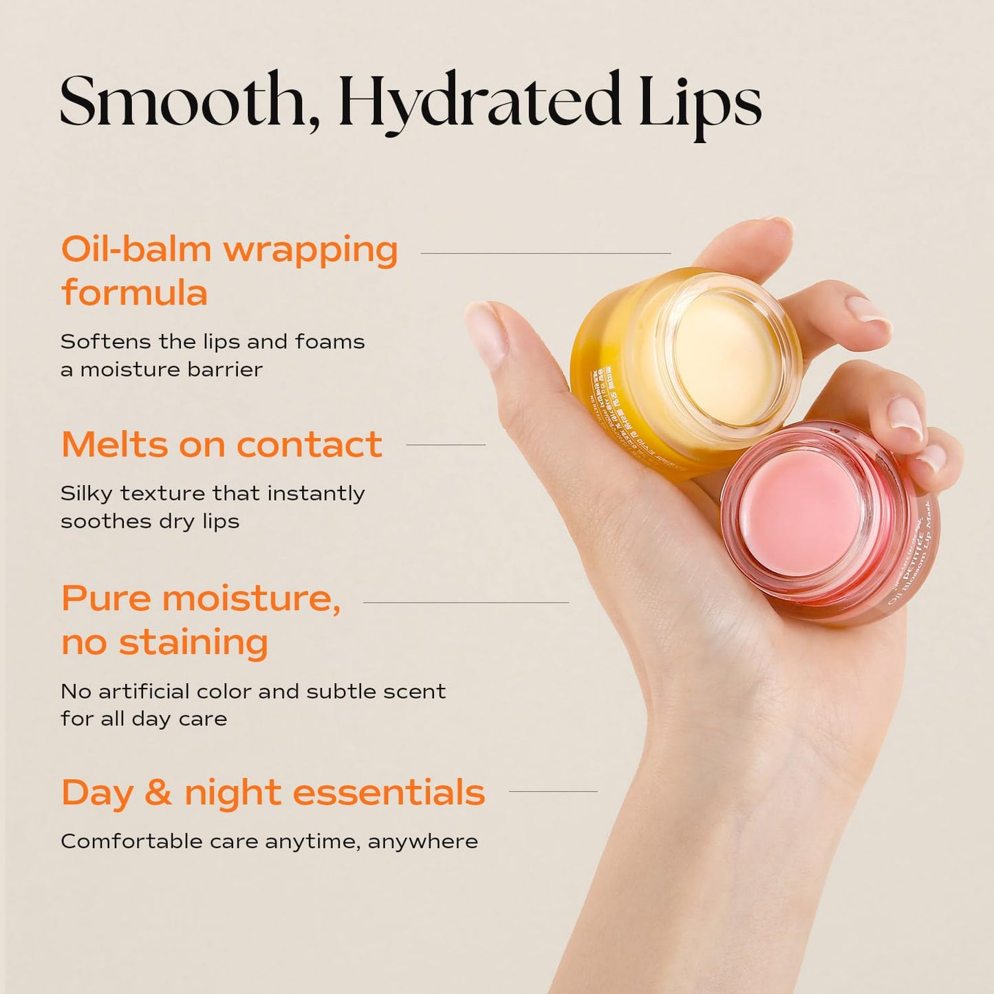 Skiennix Sleeping Lip Mask - Deep Moisturizing Treatment with Sea Buckthorn Oil | 0.53 Oz.