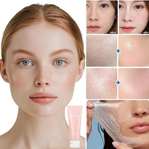Regine Switzerland Collagen Wrapping Peel-Off Mask - Hydrating & Firming Overnight Face Mask for Glowing Skin
