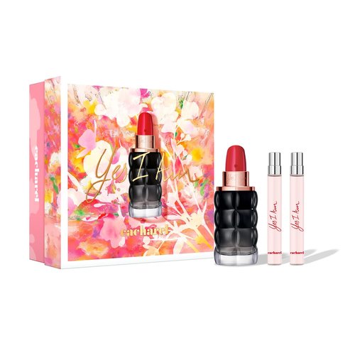Cacharel Yes I Am Eau de Parfum Gift Set for Women - Ambery & Spicy Fragrance with Cardamom & Jasmine Sambac Notes