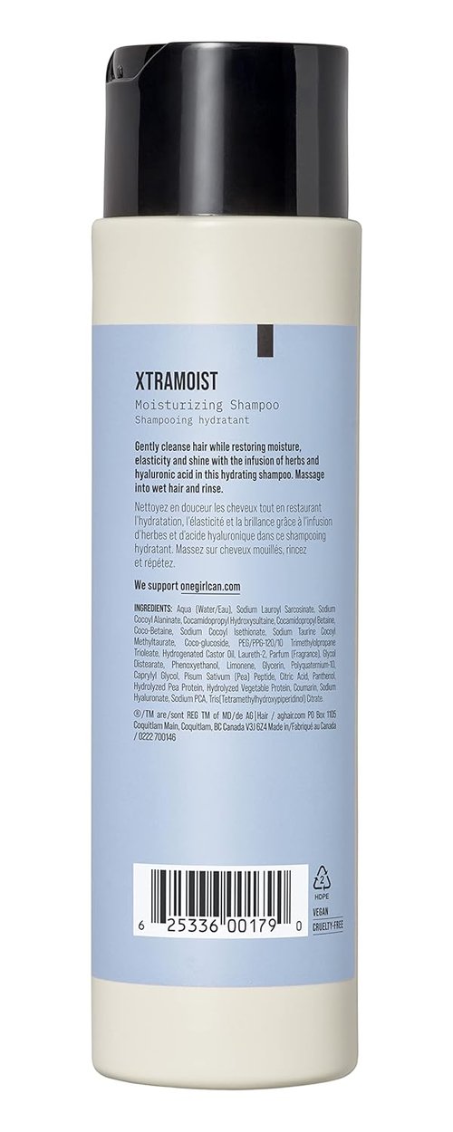 AG Care Xtramoist Moisturizing Shampoo - Deep Hydration for Dry Hair | 10 Fl Oz