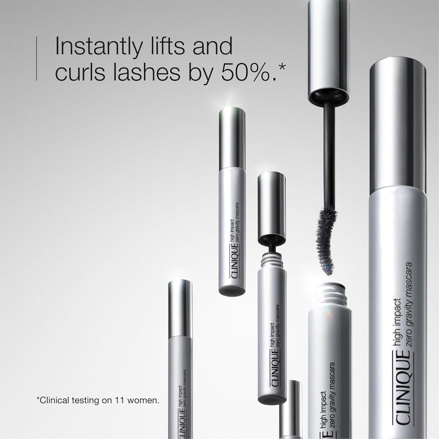 Clinique High Impact Zero Gravity Tubing Mascara - Lengthening, Curling, Smudge-Resistant Formula
