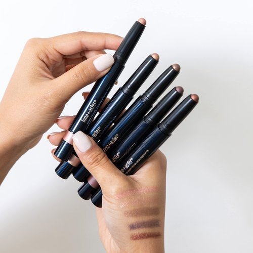 Lune+Aster Dawn to Dusk Cream Shimmer Eyeshadow Stick - Rose Gold - Richly pigmented cream eyeshadow sticks deliver long-lasting color that defines and highlights eyes