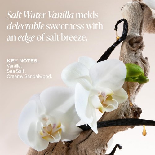 Saltair Body Lotion - Moisturizing Hydrating Cream for Dry Skin | Salt Water Vanilla Scent, 2x 10oz Tubes