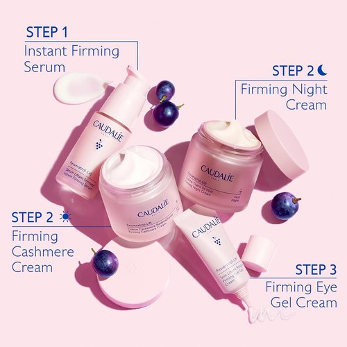 Caudalie Resveratrol-Lift Firming Cashmere Cream - Anti-Aging Moisturizer with Vegan Collagen & Hyaluronic Acid | 50 mL