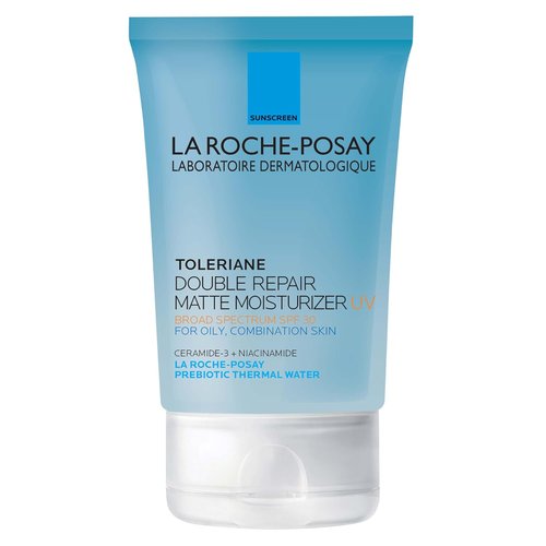 La Roche-Posay Toleriane Double Repair Matte Face Moisturizer - Oil-Free Daily Hydration with Ceramide & Niacinamide for Oily Skin | SPF 30 Available