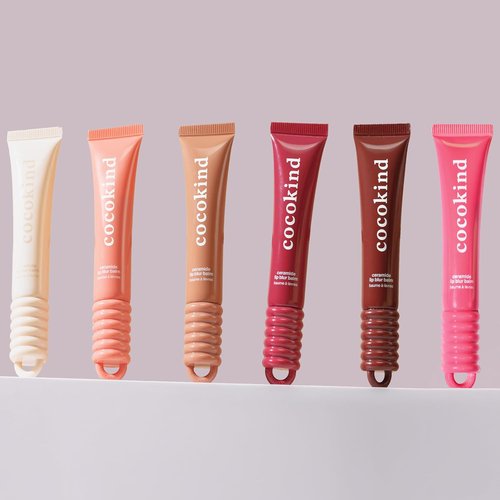 Cocokind Ceramide Lip Blur Balm - Hydrating Lip Balm with Ceramides & Peptides | 6-Pack for Sensitive Skin