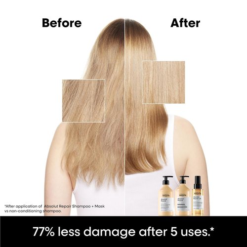 L'Oréal Professionnel Paris Absolut Repair Conditioner - Nourishing Protein Treatment for Dry, Damaged Hair | Restores Shine & Strength