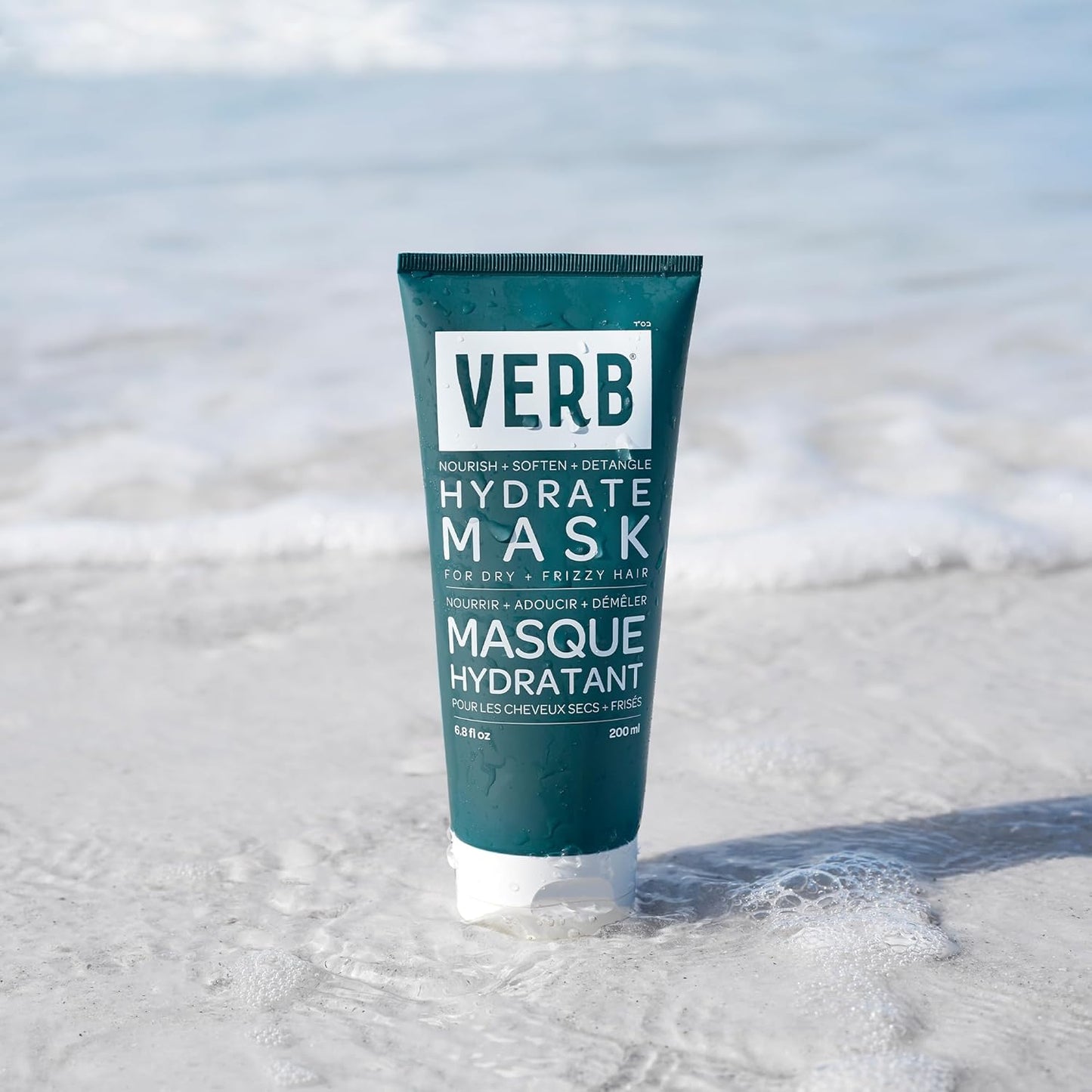 VERB Hydrate Mask, 6.8 fl oz - Intense Moisture for Dry + Frizzy Hair - Smooth + Detangle - Amber + Warm Jasmine Scent