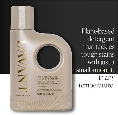 L'AVANT Collective Luxury Laundry Detergent - Ambre Santal | Natural Non-Toxic Liquid Soap | 30 oz