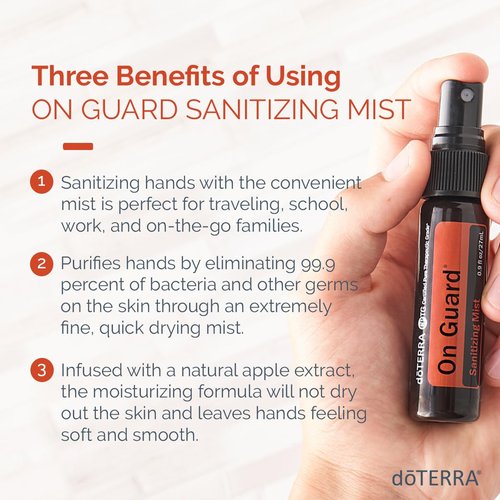 doTERRA On Guard Sanitizing Mist - Powerful Protection in a Convenient 27mL Size