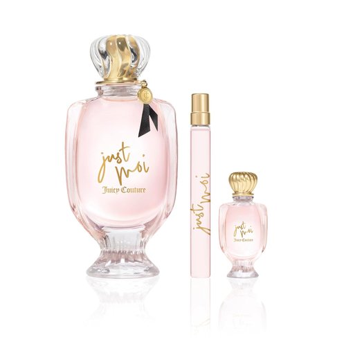 Juicy Couture Just Moi Eau de Parfum Gift Set - Amber Vanilla Scent | Travel Size 3.4 fl oz