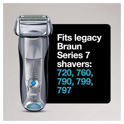 Braun Series 7 70S Electric Shaver Head Replacement Cassette - Precision Silver Design