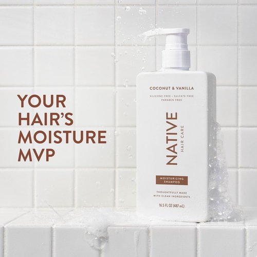 Native Coconut & Vanilla Shampoo & Conditioner - Naturally Derived, Sulfate & Dye Free | All Hair Types, 2-Pack