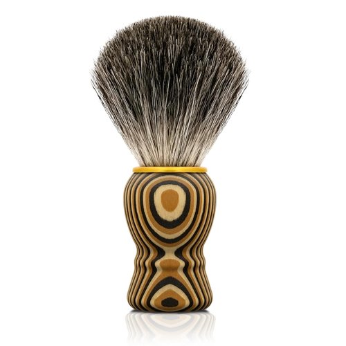 KIKC Badger Shaving Brush - Handcrafted Soft Bristles with Artisanal Wood Handle | Perfect Gift for Bearded Men