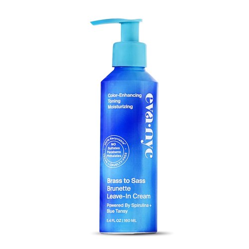 Eva NYC Leave-In Cream - Brass to Sass Vegan Toner for Color-Treated Hair | 5.4 fl oz