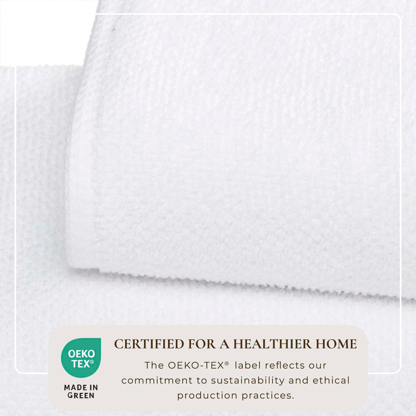Great Bay Home White Bath Towels - 100% Cotton 4 Pack 54x27 Bath Towel Set - Absorbent, Quick-Drying, Durable Towels for Bathroom Decor - Low-Twist, Two-Ply Fibers (Optic White)
