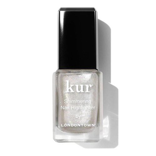 LONDONTOWN Shimmer Nail Highlighter - Iridescent Finish Nail Polish Treatment | Vegan & Cruelty-Free, Mirror Ball - 0.40 fl oz
