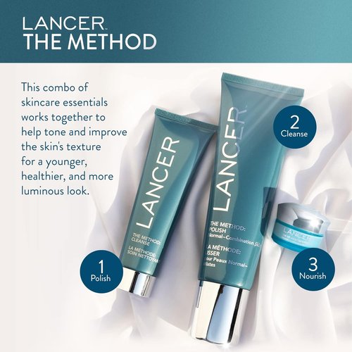 Lancer Skincare The Method - Daily Face Cleanser with Salicylic Acid | Bonus Size, 8 Fl Oz for Clear Skin