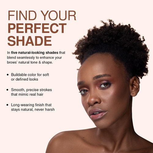 Palladio Brow Pencil & Brush - Perfectly Defined Eyebrows in Taupe Shade