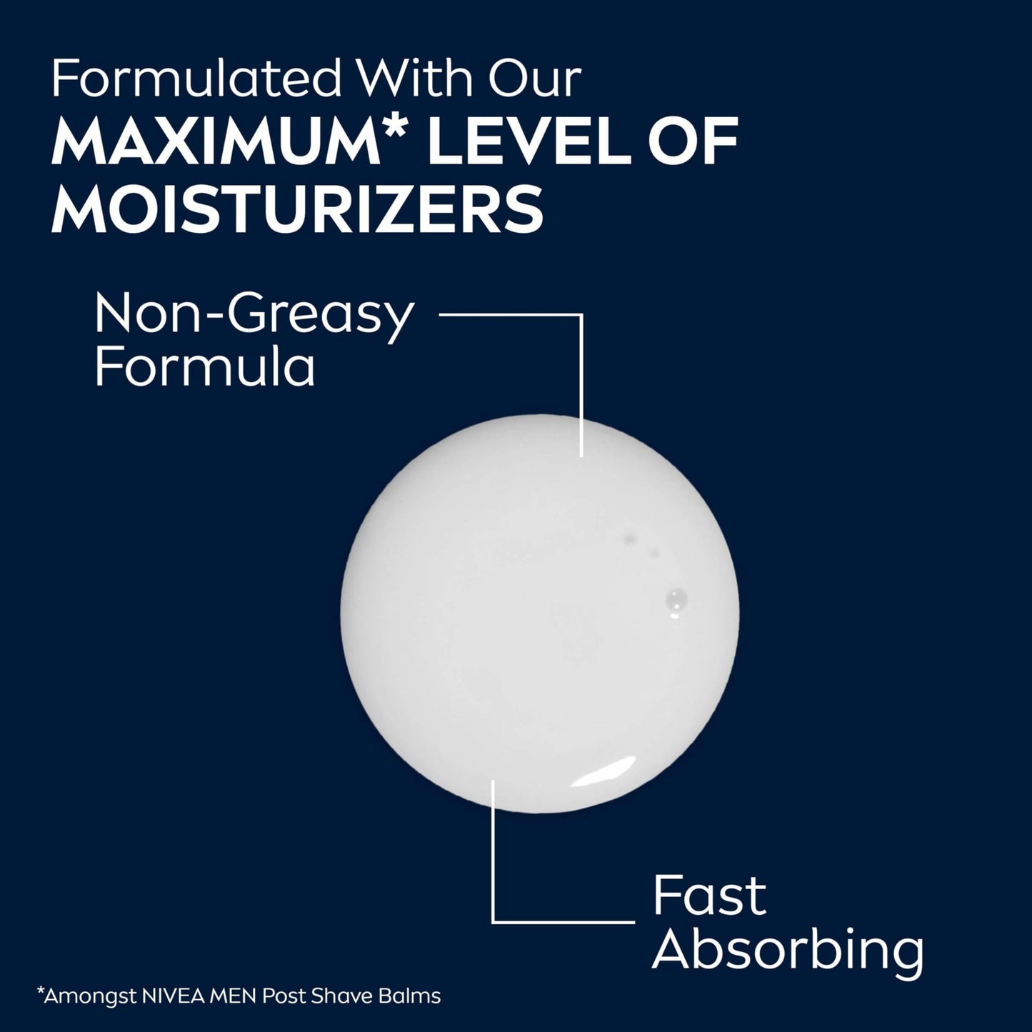 NIVEA MEN Maximum Hydration Post Shave Balm with Aloe Vera and Provitamin B5, Non-Greasy After Shave Balm for Men Replenishes Moisture, 3 Pack of 3.3 Fl Oz Bottles