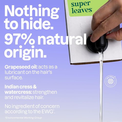 ATTITUDE Nourishing Hair Shampoo - EWG Verified, Vegan Formula for Dry & Damaged Hair | 67.6 Fl Oz Refill