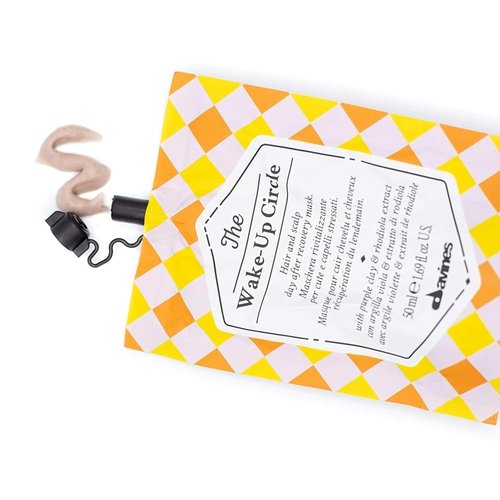 Davines The Wake-Up Circle | Invigorating Hair Mask for Stressed Scalp & Hair - Restores Energy & Volume, 1.69 Fl Oz