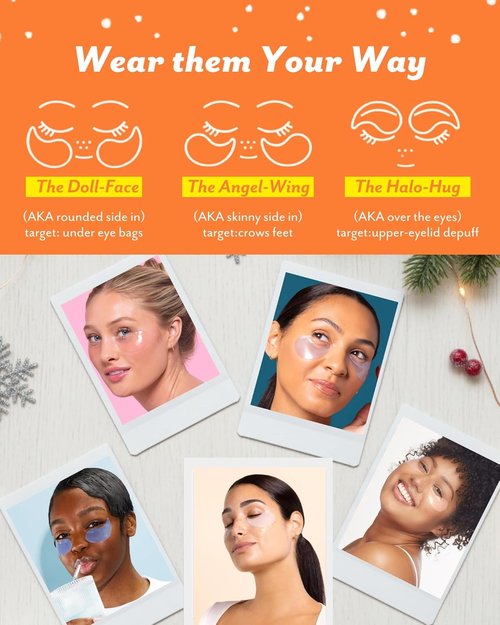 Patchology Patching All The Way Gift Set - Hydrating Under Eye Masks with Collagen & Retinol | 5-Pair Sampler for Puffy Eyes
