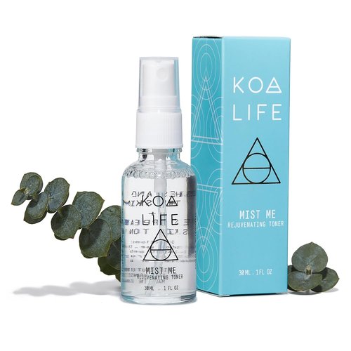 Koa Life Mist Me Rejuvenating Toner - Hydrating Anti-Aging Facial Mist with Witch Hazel & Eucalyptus | 1 FL OZ