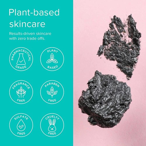 ClarityRx Detoxifying Charcoal Exfoliating Face Wash - Natural Micro Scrub for Oily Skin | Paraben & Cruelty Free