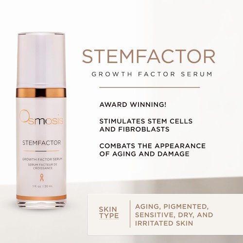 Osmosis StemFactor Exosome Facial Treatment - Age-Defying Skin Renewal Serum, 1 Fl Oz