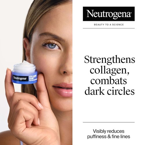 Neutrogena Collagen Bank Eye Cream - Revitalize Under Eyes, Reduce Dark Circles & Puffiness | 0.5 oz