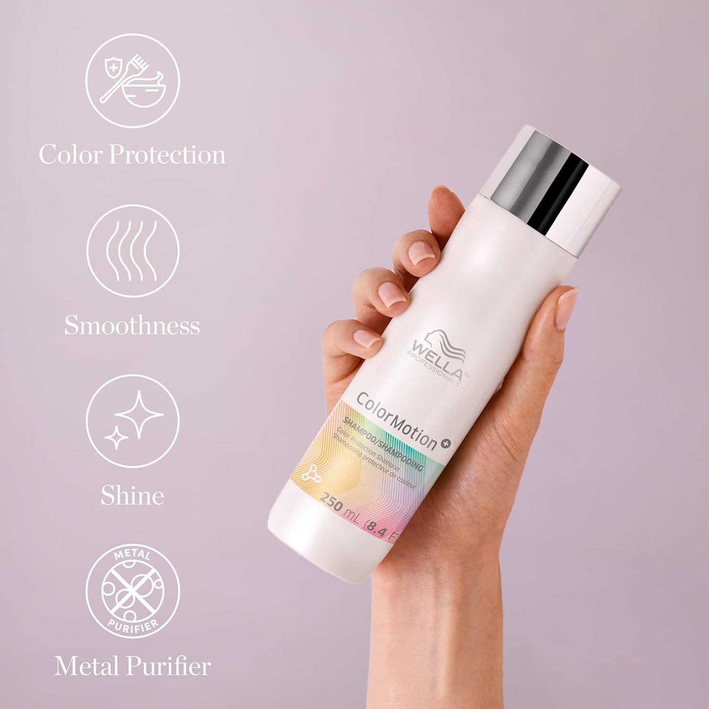 Wella Professionals ColorMotion+ Shampoo - Color Protection For Vibrant Hair | 10.1 Fl Oz