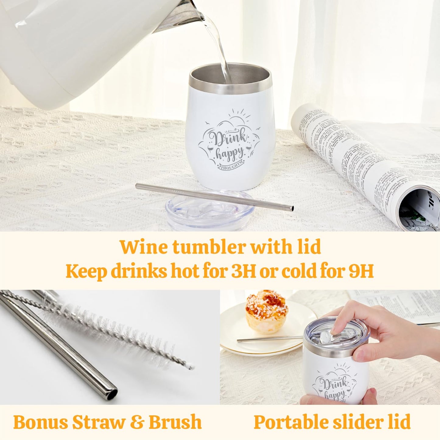 Gifts for Women BODY & EARTH Birthday Gifts for Women, Vanilla Bath Set Spa Gifts for Women, 6pcs Self Care Gifts for Women Vanilla Spa Kit Womens Christmas Gifts, Gift Sets for Women
