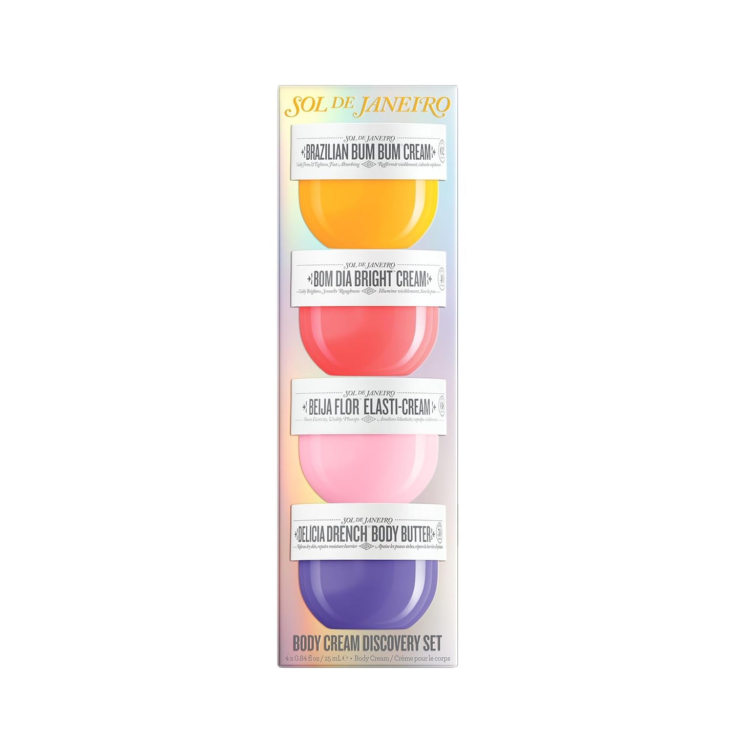 Sol de Janeiro Body Boldly Body Cream Discovery Set - Trial Size Beauty Minis Gift Set | 4 x 25mL