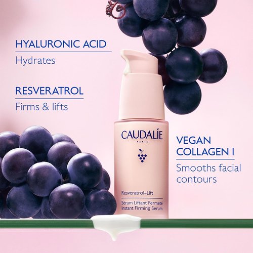 Caudalie Resveratrol-Lift Serum - Instant Firming Retinol Alternative, 30 mL Refill