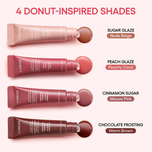 LANEIGE Glaze Craze Tinted, Hydrating Lip Serum for Glossy, Nourished Lips with Plumping Polypeptides, Maple Glaze