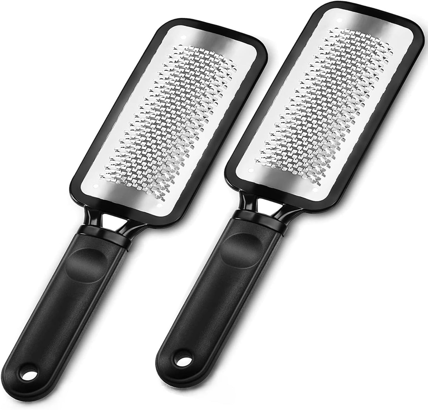 Skiennix Foot Rasp - Stainless Steel Pedicure Callus Remover | 2 Pcs for Professional Foot Care
