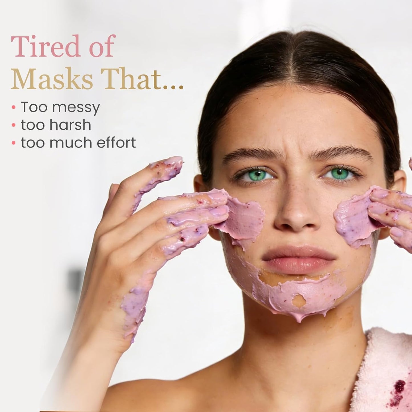 Skiennix Overnight Face Mask - Hydrolyzed Collagen & Hyaluronic Acid for Deep Hydration | 2.5 fl oz