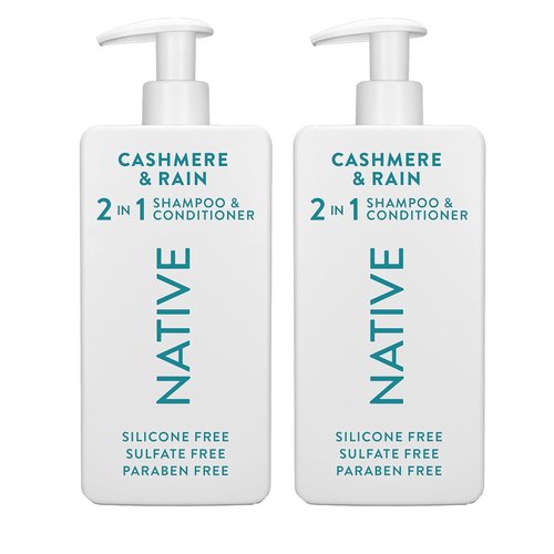 Native Cashmere & Rain 2-in-1 Shampoo & Conditioner Set - 16.5 Fl Oz | Hydrating & Nourishing Formula