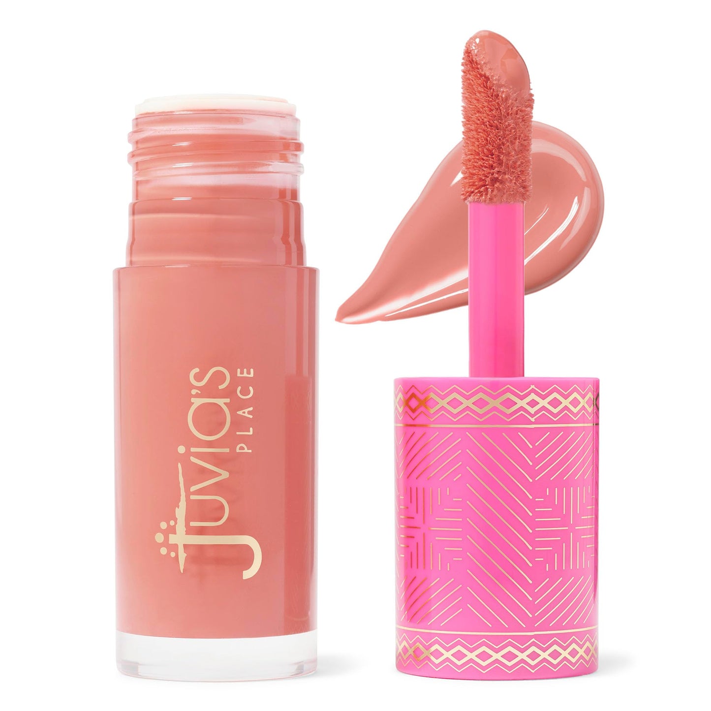 Juvia's Place Blushed Liquid Blush SoftTulip - Dewy Tint Cheeks Makeup Glow Pigment Effortless Beauty Long Lasting Cosmetics Soft Creamy Natural Buildable All Skin Color Light Flawless Finish Blend