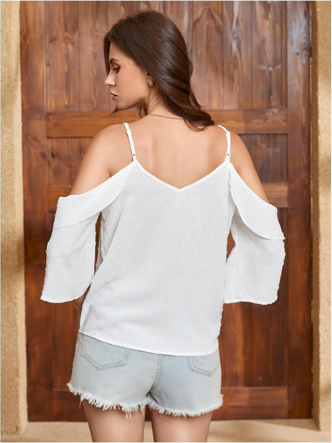 SweatyRocks Off-Shoulder Blouse - Casual Ruffle Top for Fall Outfits | Loose Fit, Stylish Design