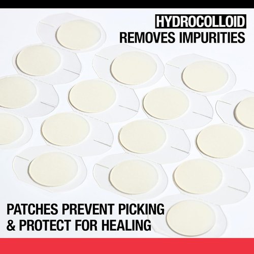Neutrogena Stubborn Acne Patches - Ultra-Thin Hydrocolloid Overnight Blemish Treatment | 24 Count