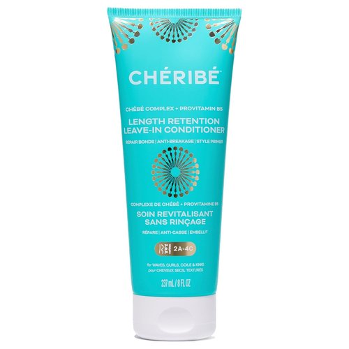Chéribé Leave-In Conditioner - 100% Chebe Complex & Provitamin B5, Anti-Breakage & Heat Protectant for All Hair Textures, 8 fl oz