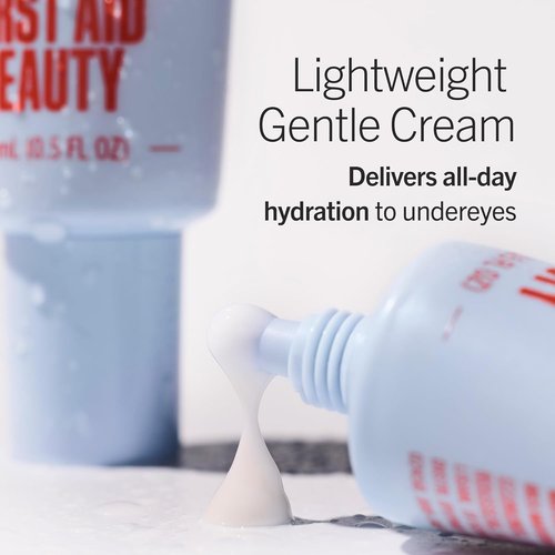 First Aid Beauty - Hydrating Eye Cream with Hyaluronic Acid | 24-Hour Moisture & Fine Line Relief, 0.5 oz