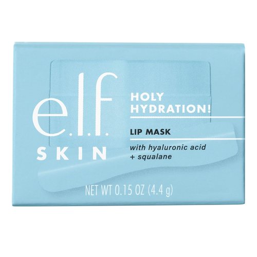 e.l.f. SKIN Hydrating Lip Mask - Holy Hydration! Infused With Hyaluronic Acid, Non-Sticky & Vegan