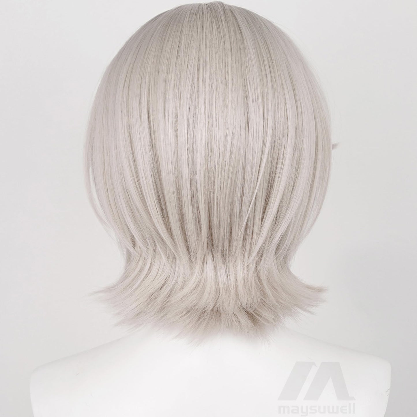 Lyney Genshin Cosplay Wig Man Gray Brown Short Straight Hair for Comic Con, Cosplay show, Halloween with Free Wig Cap