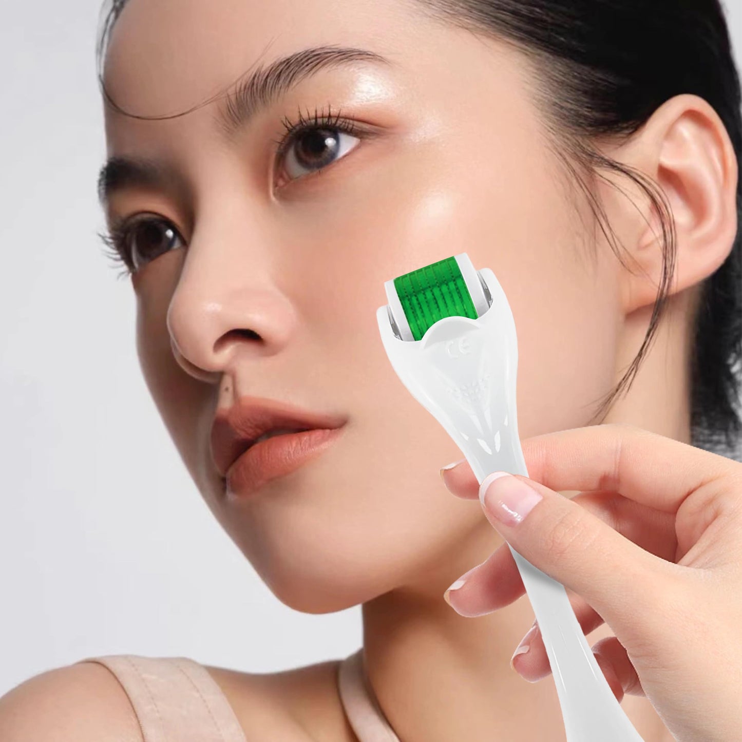 Rwotlls Derma Roller Microneedling Roller for Face - 0.25mm (Black+White)